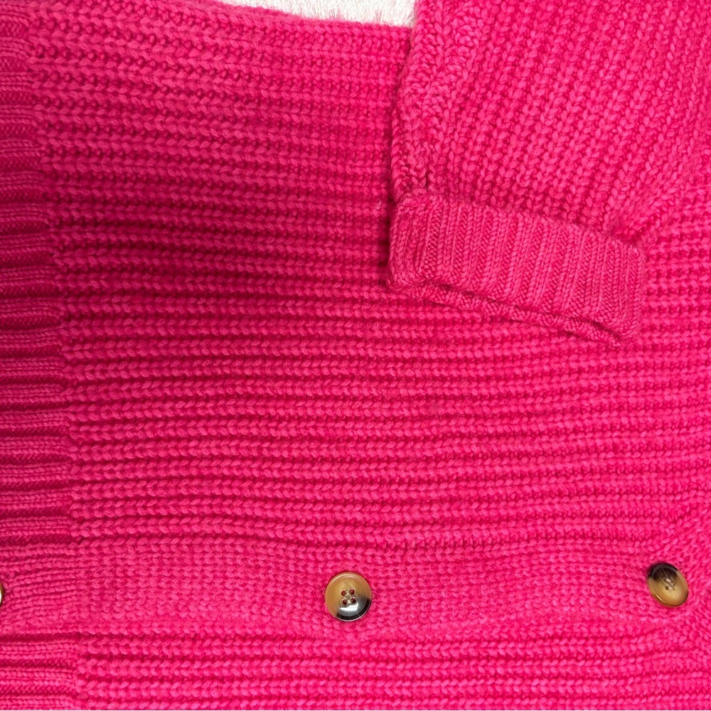 Cozy Pink Fuchsia Fuzzy Knit Cardigan -Women’s XL -Great condition - Picture 4 of 6